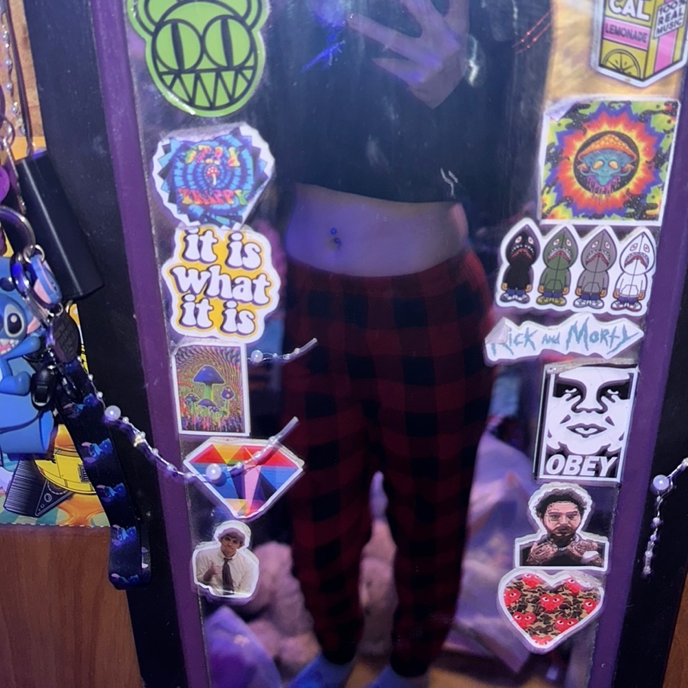 Plaid pj pants